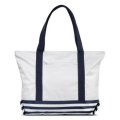 1-1 Сумка пляжная ((Морская/сине-белый)) (Белый/синий/52*38*18/текстиль/ANTAN)