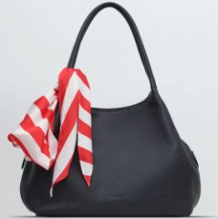 2395LN Сумка женская Черный (черный/30*23*12/натуральная кожа/Richet)