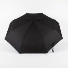 RT-33810 Зонт мужской, 3 сл., полный автомат, ручка пласт.прямая (черный/8-68,5/эпонж/Jonas Hanway)