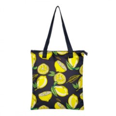 SH-22 Сумка-Шоппер ACROSS  (Черный/38*43*1/полиэстер/0,15 кг)