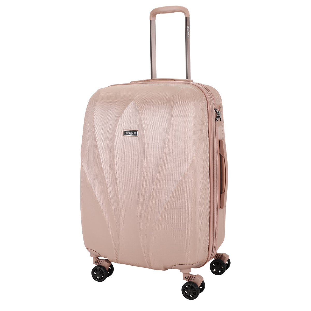 03L-017-424 Чемодан 4-х колесный (Бежевый/45*67*31/полипропилен/M/2,9 кг/79 литров/Eberhart)