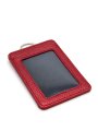 102-717-5 Чехол д/пропуска (Пеллекон) (красный/10,8*7,8/натуральная кожа/PELLECON)