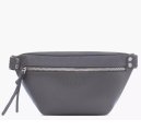 2476LN Сумка женская поясная Серый (Серый/24*14*6/натуральная кожа/Richet)
