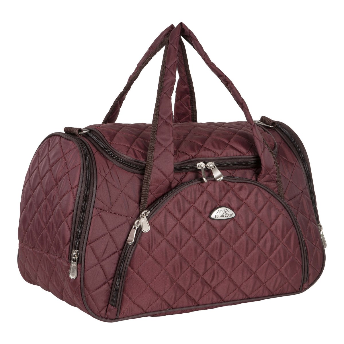 7069 (бордо) сумка Модерн малая из стежки (Бордовый/47*31*24/полиэстер/0,83 кг/35 литров/Polar)