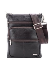 52143 Сумка PATRICK DENVER кожа шоколад (Коричневый/натуральная кожа/R.Blake)