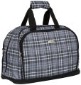 П7092 Клеткасерая сумка  раздвижная текстиль (серый/44*30*23/полиэстер/1,3 кг/30 литров/Polar)