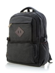 8011 РЮКЗАК ТКАНЬ (чёрный) (Черный/текстиль/Redmond)