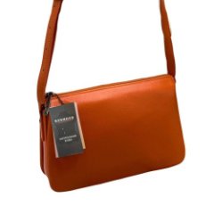 226К Сумка женская натуральная кожа (orange) (оранжевый/28*20*7/натуральная кожа/Redmond)