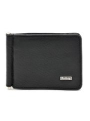 130-DC31-11I/A Зажим для денег (чёрный) (Черный/11*8*0,5/натуральная кожа/Doublecity)