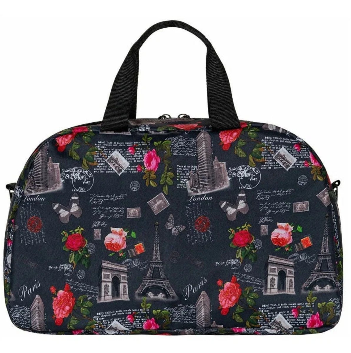 М-705 Саквояж дизайн париж (серый/полиэстер/NTL Continent)