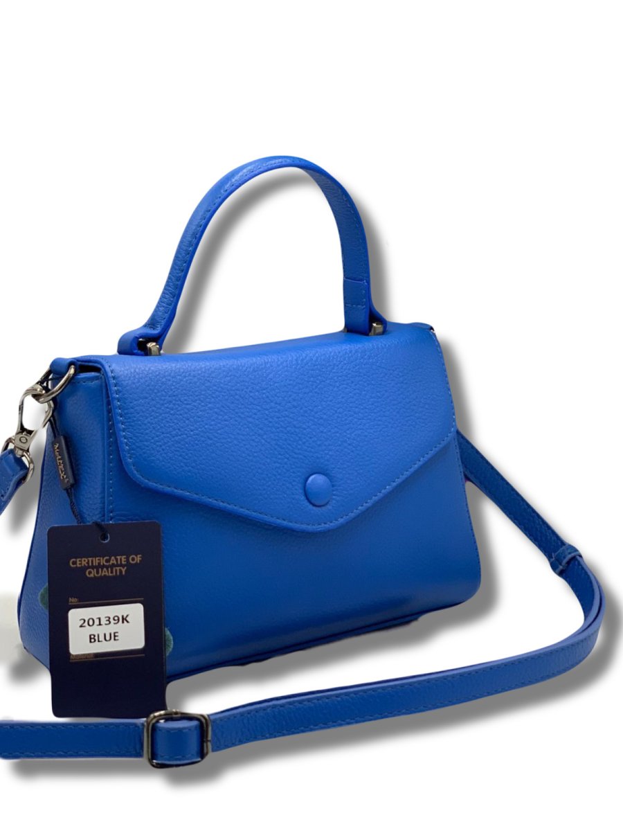 20139K Сумка женская натуральная кожа blue (Синий/22*15*9/натуральная кожа/Redmond)