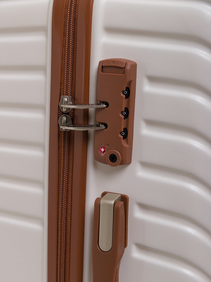 RB06C24W Чемодан REDMOND ABC-пластик (Белый/67*46*27/АБС пластик/M)