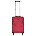 Р1801 (3-ой) Red (19) красный чемодан малый тканевый облегченный (красный/34,5*55*22/полиэстер/2,5 кг/37 литров/Polar)