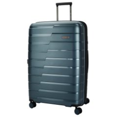 40S-005-428 Чемодан 4-х колесный (Синий/52*76*31/полипропилен/L/3,5 кг/110 литров)