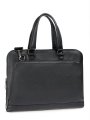 HL 11-607115 Сумка мужская натуральная кожа (А4) (черный) (черный/36,5*28*6/натуральная кожа/Hogerland)