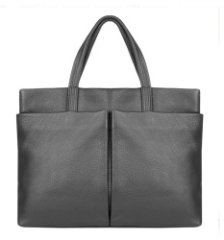 906К Сумка женская натуральная кожа чёрная (Черный/натуральная кожа/Redmond)