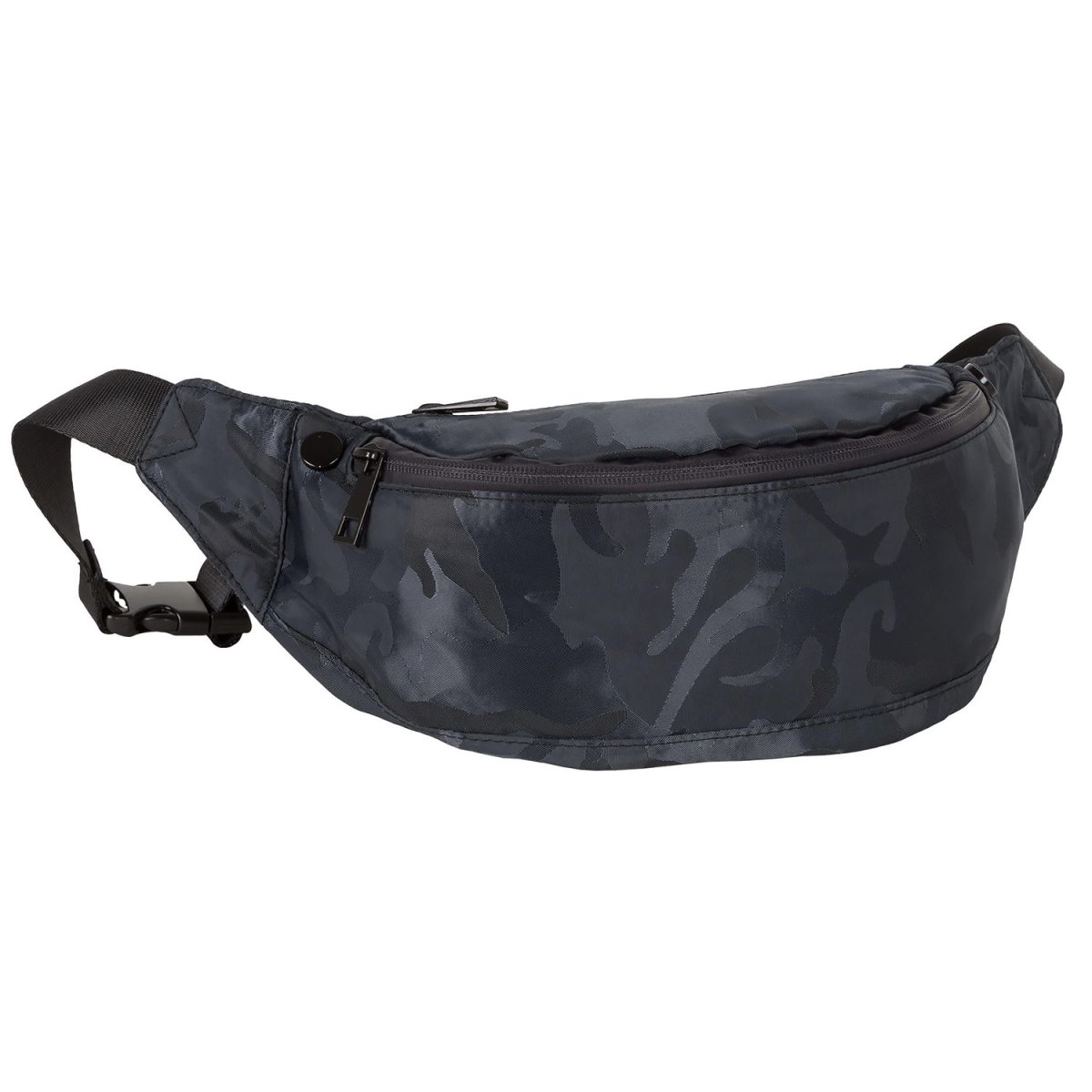 П0141-04 (Navy) сумка поясная молодежная текстиль (Синий/22*11*8/полиэстер/Polar)