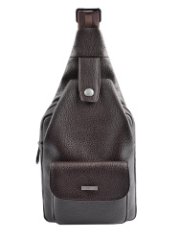 75832 Рюкзак АЛАН DENVER кожа шоколад	 (Коричневый/17*21*8/натуральная кожа/R.Blake)