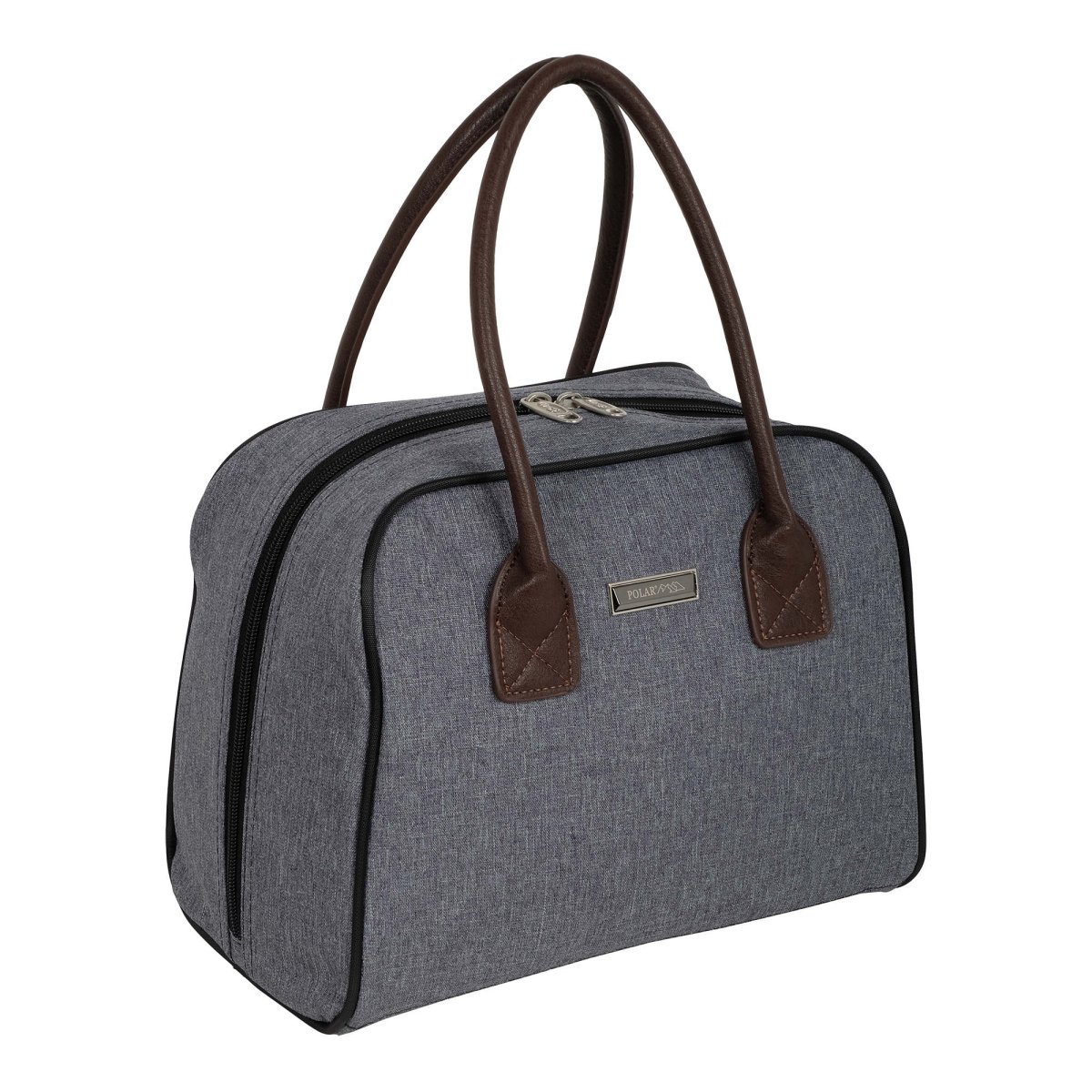 П7117 (серый) Джинса Сумка Бьютик малый Победа Жаккард (Серый/31*25*18/полиэстер/0,55 кг/13,68 литров/Polar)