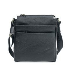 102-829-1 Сумка мужская кожа (Пеллекон) (черный/22,5*27*6/натуральная кожа/PELLECON)