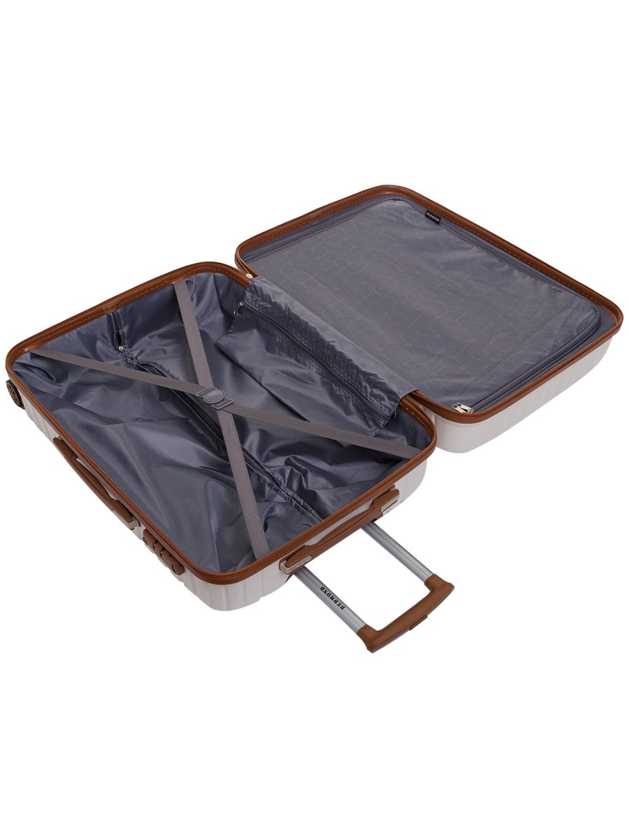 RB06C24W Чемодан REDMOND ABC-пластик (Белый/67*46*27/АБС пластик/M)