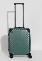 41H-002-420 Чемодан 4-х колесный (голубой/39,5*55*20/полипропилен/S/2,5 кг/Eberhart)