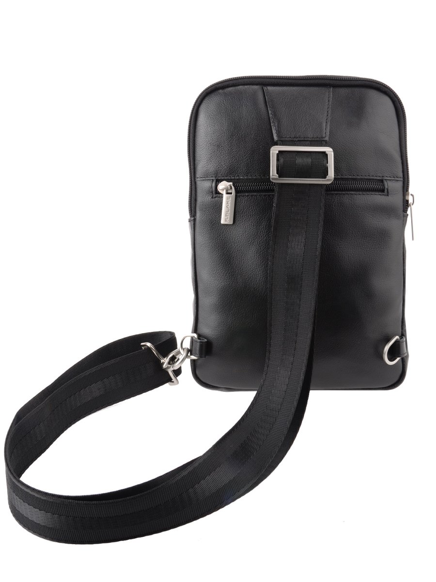 66483 Сумка АРЧИ BLACK кожа черный (Черный/17*26*5/натуральная кожа/R.Blake)