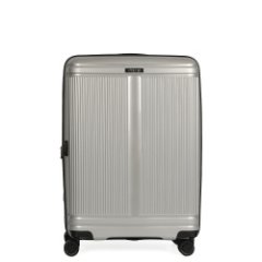 EN9530-24-11 FABRETTI Чемодан 4-х колесный 100% полипропилен (Серебро/44*66*27/полипропилен/M/FABRETTI)