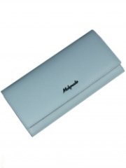 72031-2606 Sky blue Кошелек Большой Malgrado (голубой/18,5*9*2,5/натуральная кожа/Malgrado)