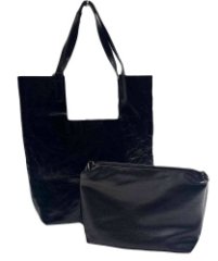 651G Сумка женская натуральная кожа (black) (черный/30*30*9/натуральная кожа/Redmond)