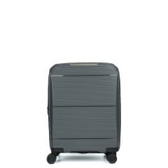 EN1010-20-3 FABRETTI Чемодан 4-х колесный 100% полипропилен (серый/40*56*25/полипропилен/S/FABRETTI)