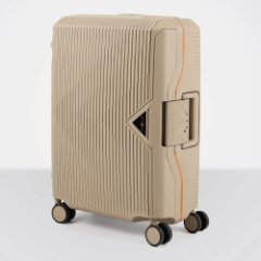 33C-004-420 Чемодан 4-х колесный (коричневый/полипропилен/S/Eberhart)