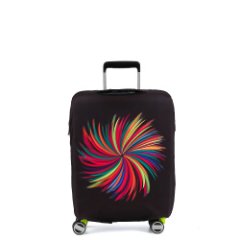 W1073-S FABRETTI Чехол для чемодана 92%полиэстер 8%спандекс (черный/92%полиэстер 8%спандекс/S/FABRETTI)