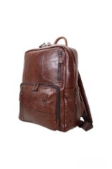 6014-07 Рюкзак мужской натуральная кожа (KARYA) (Рыжий/29*38*14/натуральная кожа/KARYA)