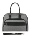 М-714 Саквояж катионик серый (серый/47*30*15/полиэстер/NTL Continent)
