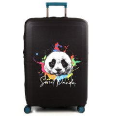 W1049-S FABRETTI Чехлы для чемоданов 92%полиэстер 8%спандекс (Черный/S/полиэстер/спандекс/FABRETTI)