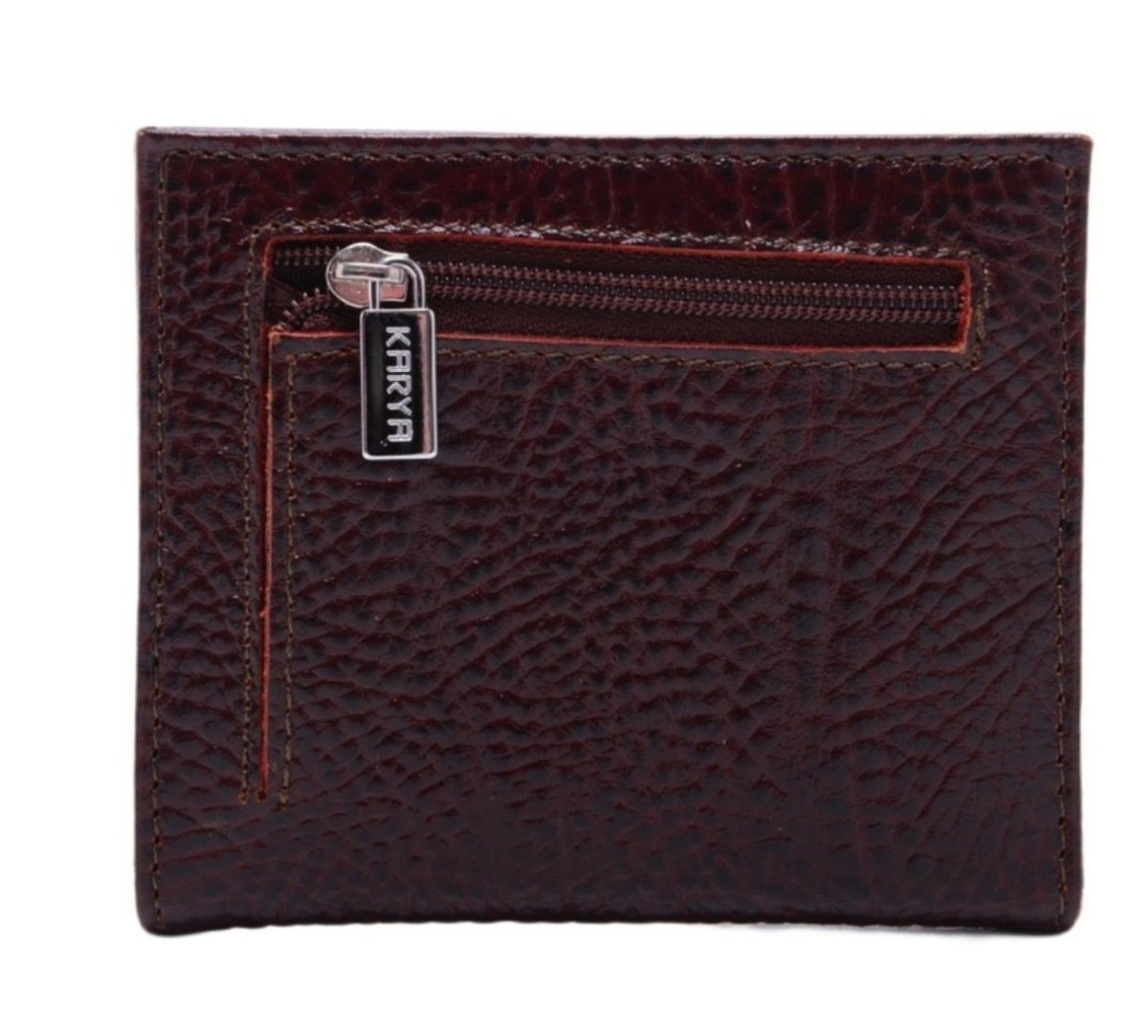 0020-04 Картхолдер натуральная кожа KARYA (Коричневый/10*9*1/натуральная кожа/KARYA)