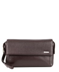 53133 Сумка-клатч LEWIS DENVER кожа шоколад (Коричневый/22*13*5/натуральная кожа/R.Blake)