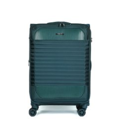 TRM2311-24-11 FABRETTI Чемодан 4-х колесный 100% полиэстер (Зелёный/44*68*27/полиэстер/M/FABRETTI)