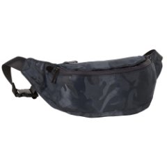 П0141-04 (Navy) сумка поясная молодежная текстиль (Синий/22*11*8/полиэстер/Polar)