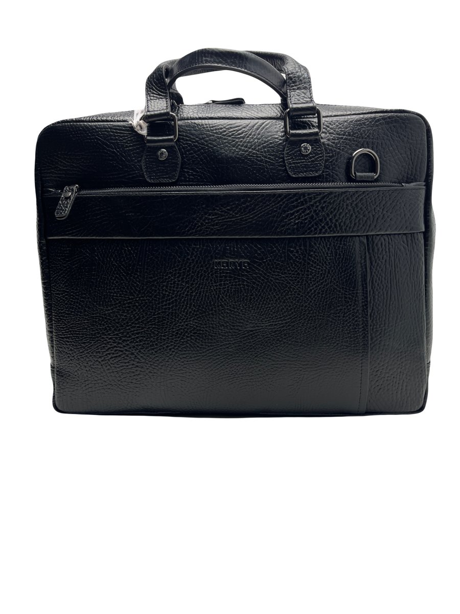 0887-03 Сумка мужская KARYA (Черный/40*30*7/натуральная кожа)