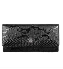 1146-013 Портмоне женское натуральная кожа KARYA (Черный/19*10*3/натуральная кожа)