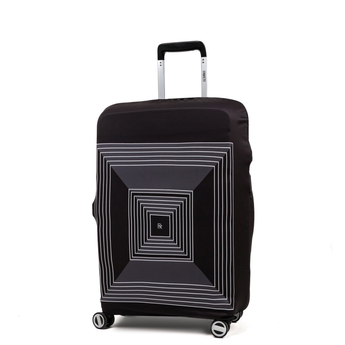 RW1087-M FABRETTI Чехол для чемодана 92%полиэстер 8%спандекс (черный)