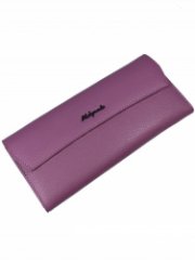 75504-2605 Plum Кошелек Бол. Malgrado (фиолетовый/19,5*9*1,5/натуральная кожа/Malgrado)