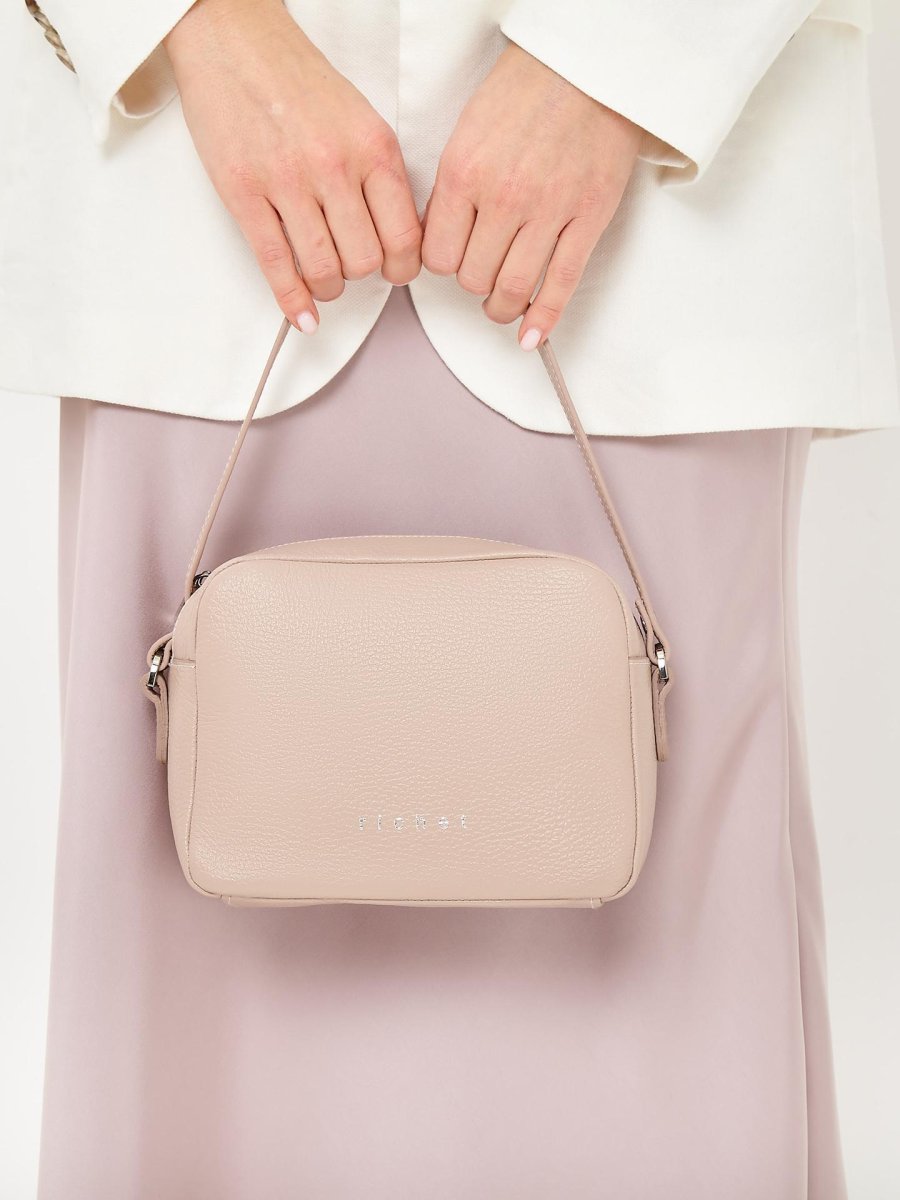 2611LN Сумка женская Пудра (Розовый/19*14,5*8/натуральная кожа/Richet)