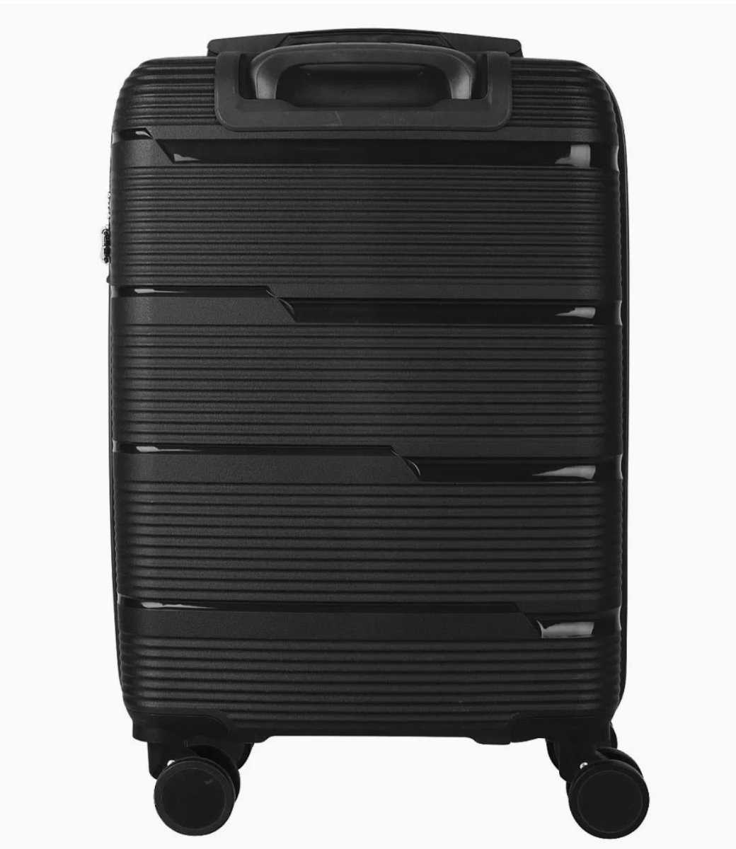 47B-009-428 Чемодан 4-х колесный (Черный/49*76*30/полипропилен/L/4,2 кг/92 литра)