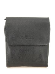 102-81605-1 Сумка мужская (Пеллекон) (Черный/21,5*26*7/натуральная кожа)