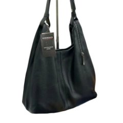 992К Сумка женская натуральная кожа (black) (черный/35*29*14/натуральная кожа/Redmond)