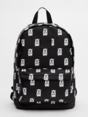 V06M-02 401 221 Рюкзак текстиль (черно-белый) (черный/белый/27*39*13/полиэстер/NaVibe)