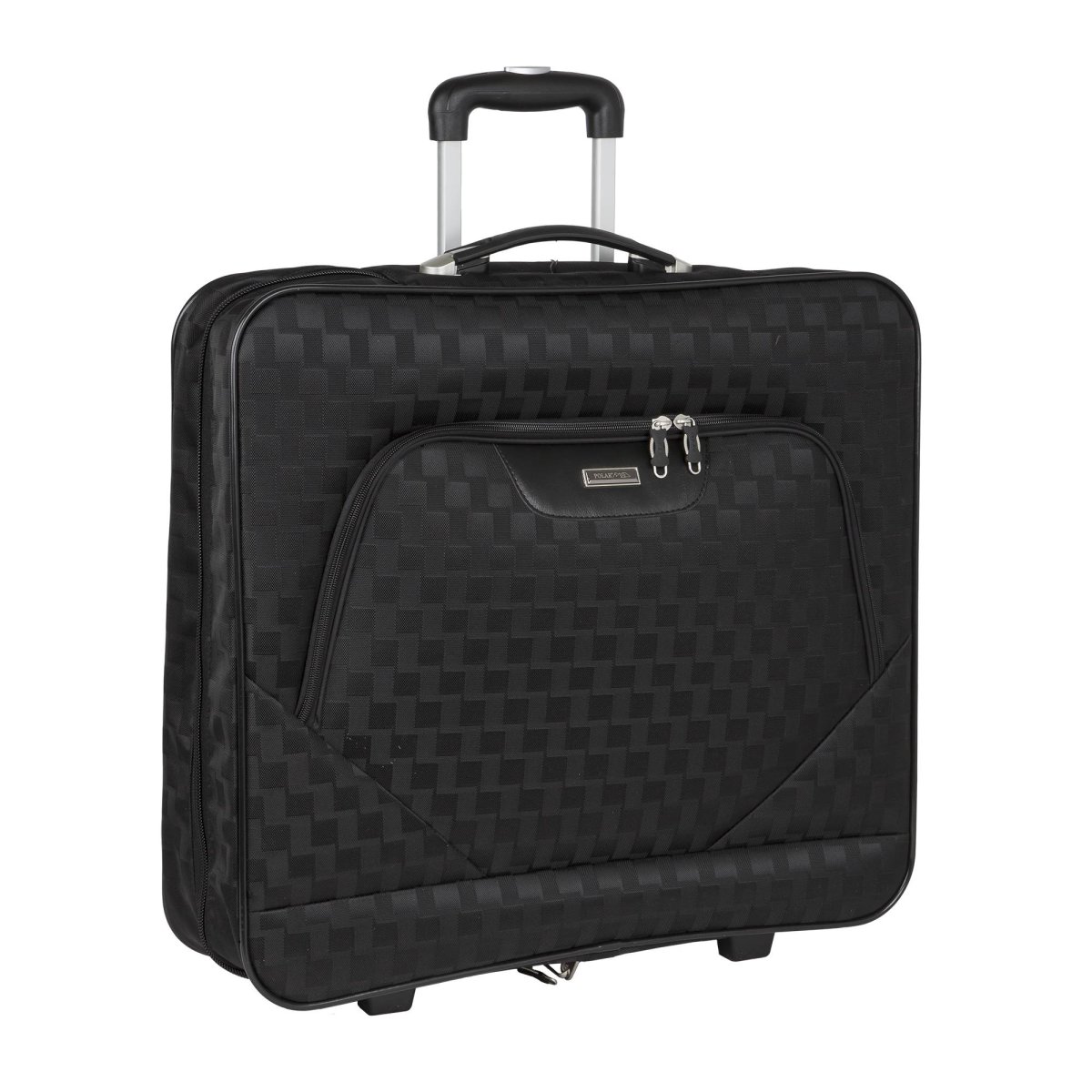 П7098 (черный) портплед на каркасе с колесами и тележкой (Черный/60*53*15/полиэстер/3,6 кг/50 литров/Polar)